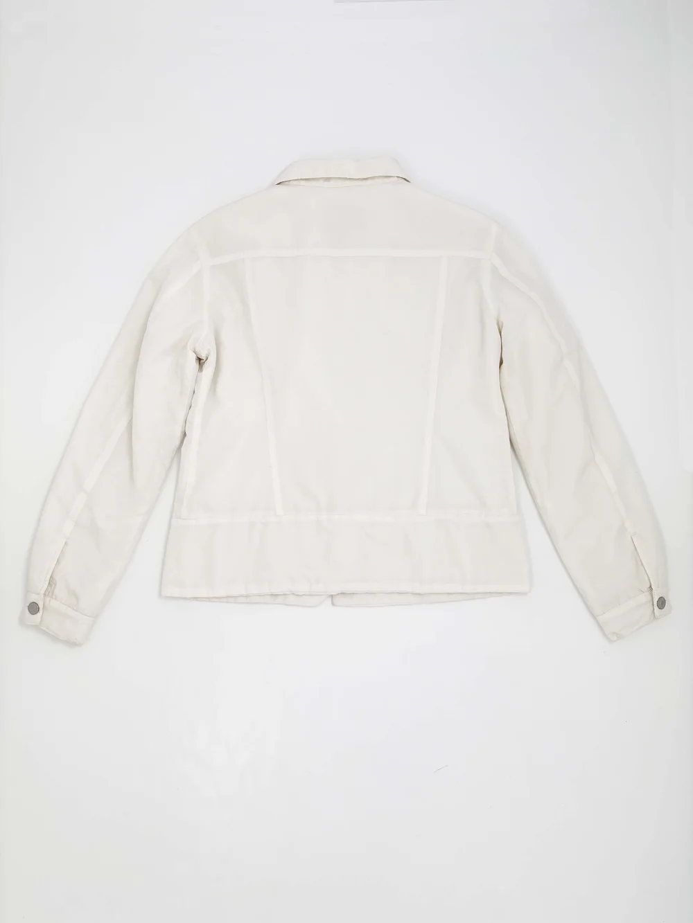 Helmut Lang 1997 ivory padded jacket — JAMES VELORIA